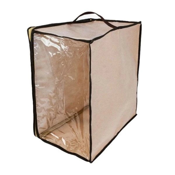 Кофр для хранения вещей спанбонд М1 35*30*20см бежевый (30)