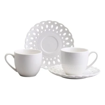 Чайный набор 4пр фарфор Style на 2 персоны 220мл (18)