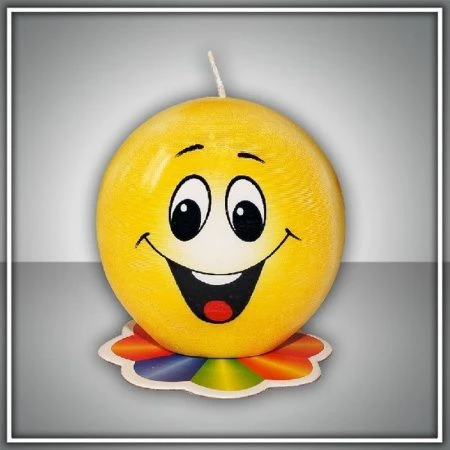 яяяСвеча Смайлик весельчак (9)