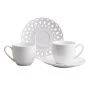 Чайный набор 4пр фарфор Style на 2 персоны 220мл (18)
