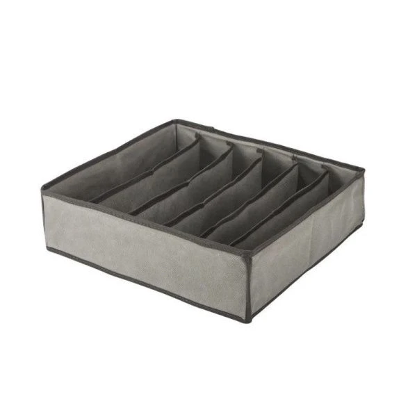 Органайзер для бюстгальтеров 6 секций спанбонд Ордер Про 34*30*10см серый (100)