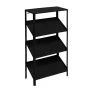 Полка для обуви 4 секции пластик VIKEA 445*295*1005мм черный (1)