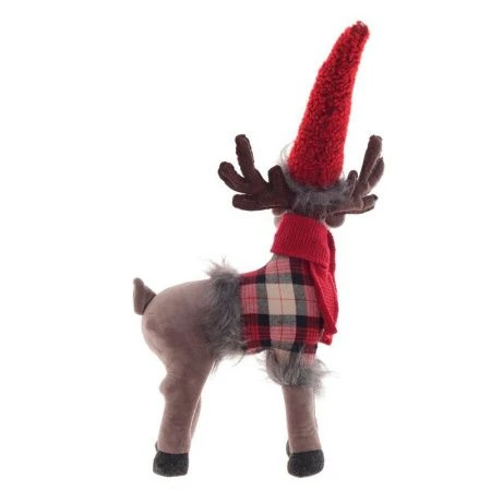 Игрушка мягкая Олень L34 W16 H59/40 см