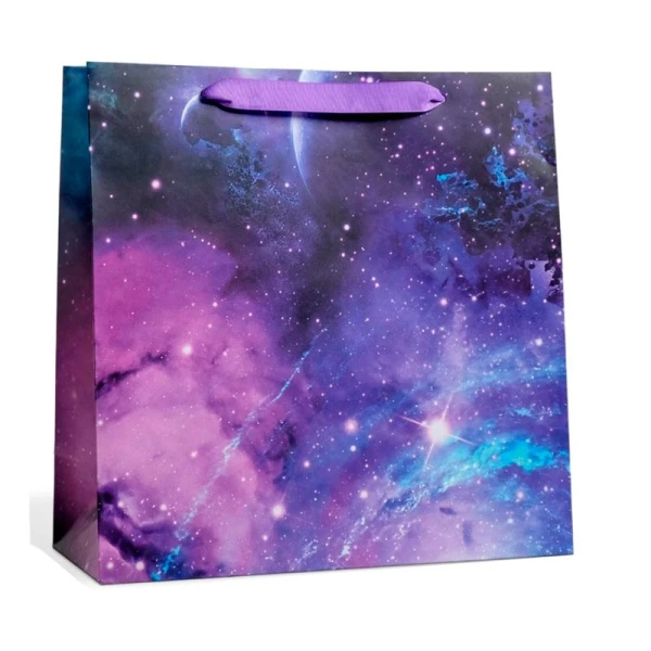 Пакет бумажный 30*30*12см Космос (1/200) Пакет бумажный 30*30*12см Космос (1/200)