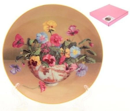 яяяТарелка декоративная 19см АНЮТИНЫ ГЛАЗКИ (24)