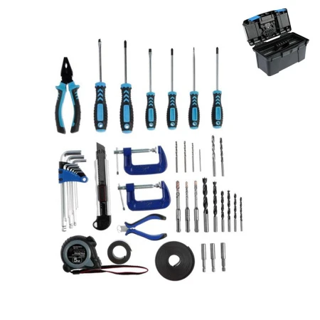 Набор инструментов металл 64пр в ящике универсальный TUNDRA (50) Набор инструментов металл 64пр в ящике универсальный TUNDRA (50)