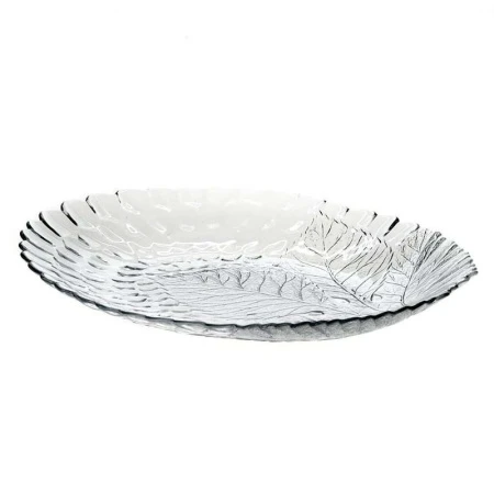 Тарелка мелкая 25*32см стекло СУЛТАНА (12)