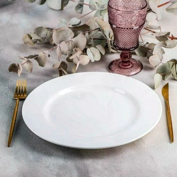 Тарелка мелкая 28см фарфор Stella Pro обеденная WL-991181/A (3/24)