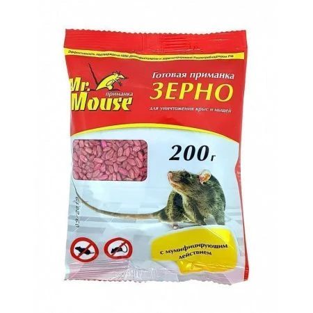 Приманка зерновая 200г Mr. Mouse  М-938 (30)