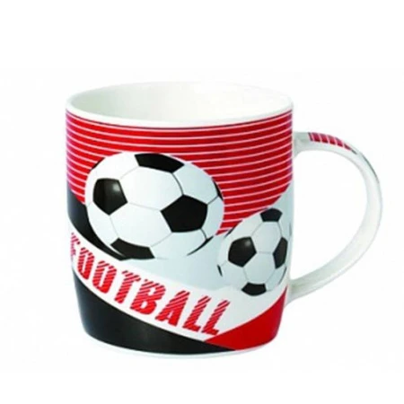 Кружка 350мл фарфор ФУТБОЛ 3 бочка TLND1-82 (36)