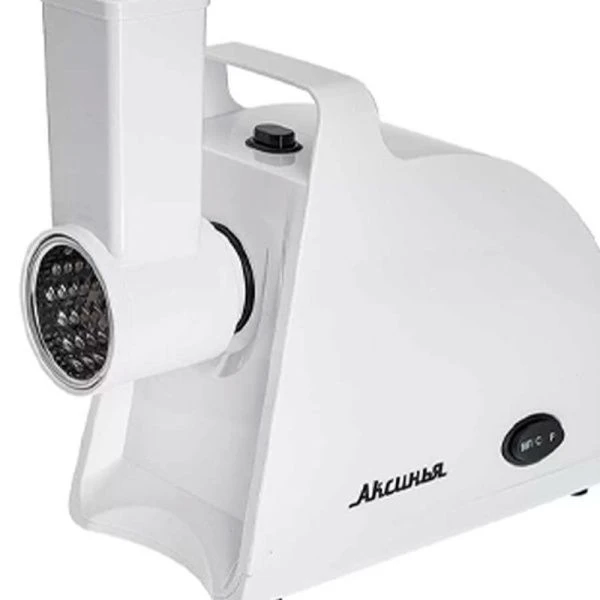 Мясорубка электрическая металл АКСИНЬЯ КС-2005С белая 2000Вт, 3 насадки-овощерезки (4)