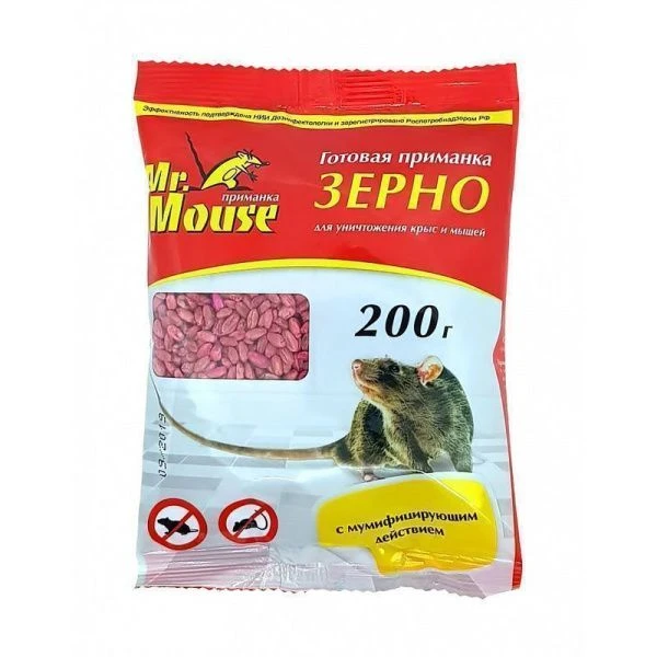 Приманка зерновая 200г Mr. Mouse  М-938 (30)