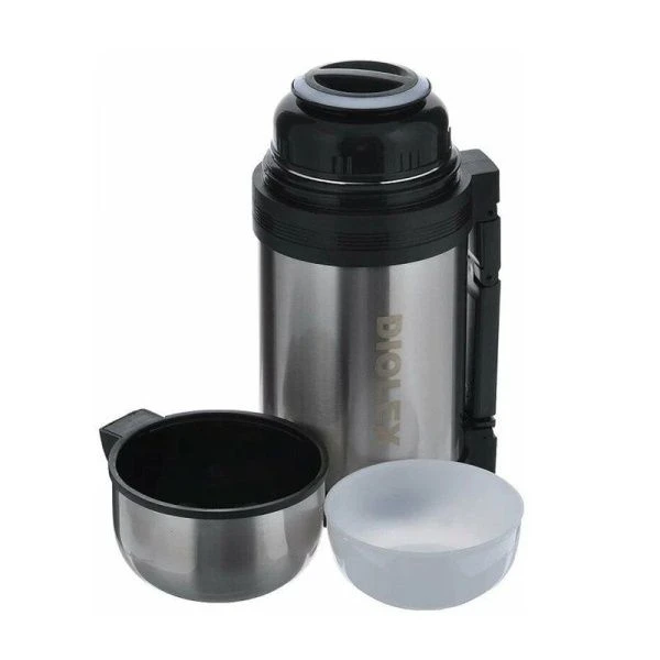 Термос 1л (9-10ч) нерж.сталь универсальный Diolex DXU-1000-1 (12)