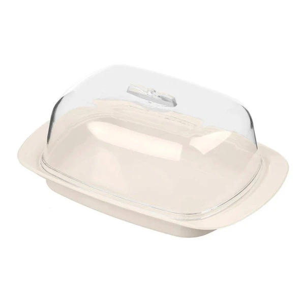 Масленка 170*115*70мм пластик Verona светло-бежевый (42) 221108325/02