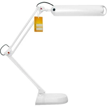 Лампа настольная струбц. 220В11Вт КЛЛ G23/2G7 KT008А+С белый (6)