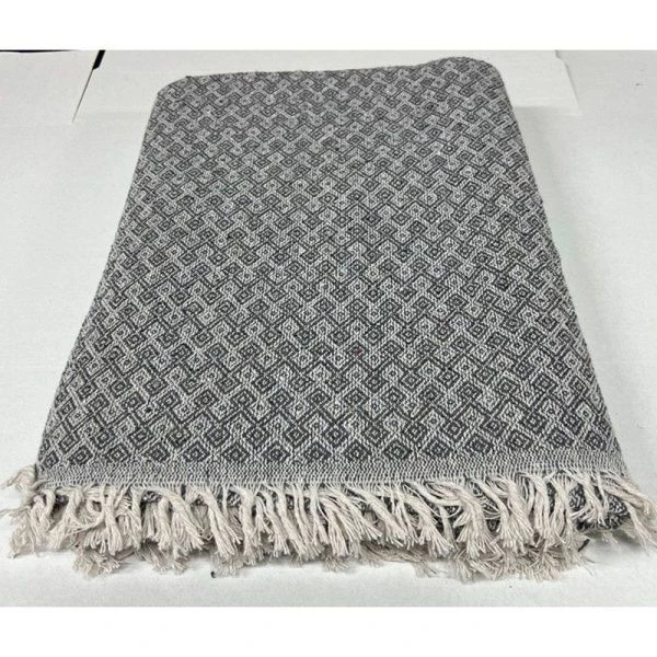 Покрывало жаккард 170*210 АМЕЛИЯ темно-серый