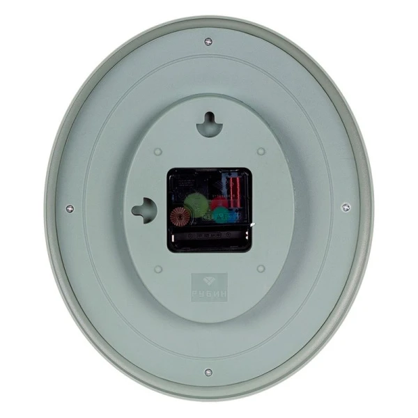 Часы настенные 22,5*26,5см пластик РУБИН Легкость оливковый (10)