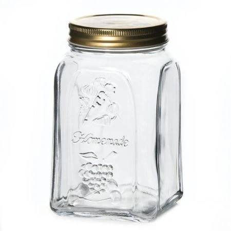 Банка 1л стекло ХОММЕЙД с мет.крышкой (12)