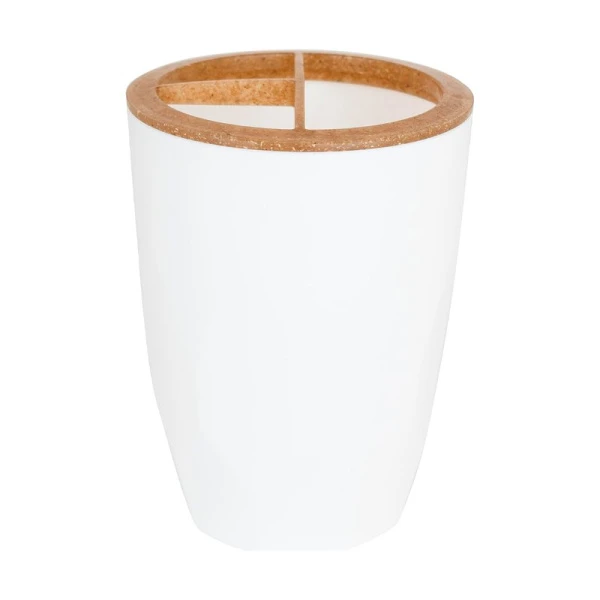 Стакан для зубных щеток пластик Keeplex Wood (24)