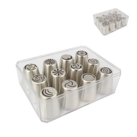 Набор кондитерский для декорирования 15,5*11,5*5см нерж.сталь в боксе (60)