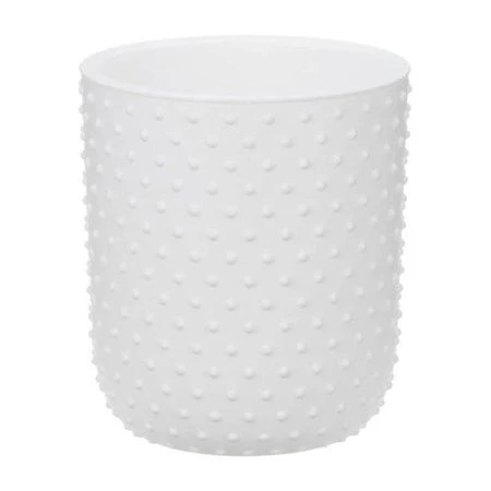 Кашпо 4л 235мм пластик БАБЛ со вставкой белый (3)