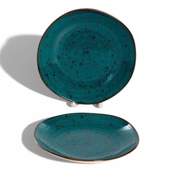 Тарелка мелкая 21см фарфор SAMOLD ОКЕАН десертная 206-55041 (4/6/32)