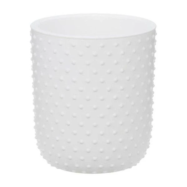 Кашпо 4л 235мм пластик БАБЛ со вставкой белый (3)