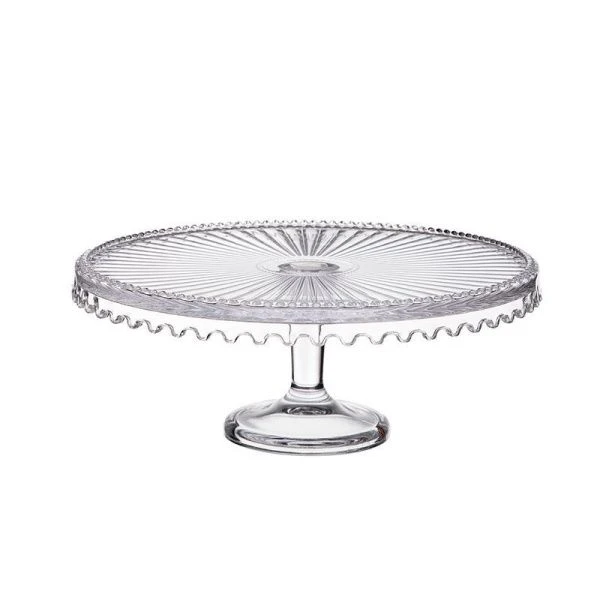 Блюдо на ножке 28*12см стекло Alegre Glass (4)