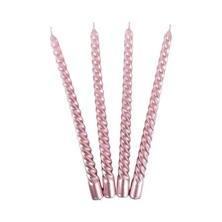 Набор свечей парафин 4шт. 25*1,7см розовый FG-189 (72) Набор свечей парафин 4шт. 25*1,7см розовый FG-189 (72)