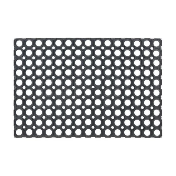 Коврик придверный ячеистый 50*80*2,2см резина грязесборный (5)