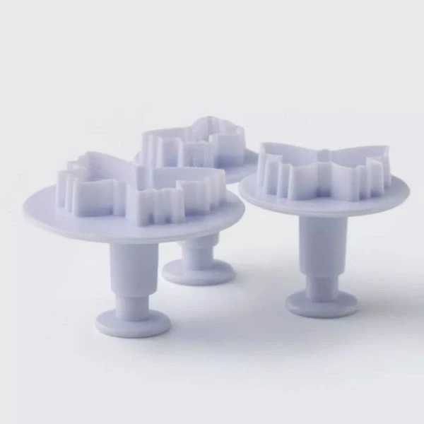 Форма для канапе и печенья 3шт пластик с нажимным устройством JC-3114 (144)