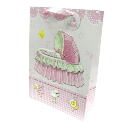 Пакет бумажный 42*30*12см (4 вида) JC-1882/S-B3002-4 L (360)