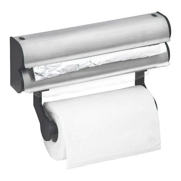 Держатель кухонный настенный для фольги, пищевой пленки, бумажного полотенца 34*20*9см Mario (12)