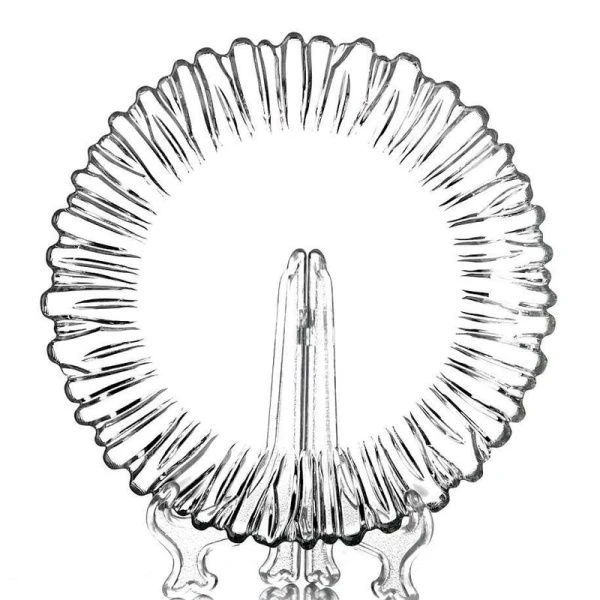 Тарелка мелкая 20,5см стекло АВРОРА (12/24)