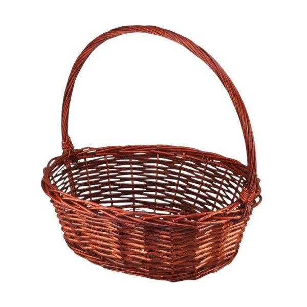 Корзина плетеная 43*34*16см ива коричневый (10)