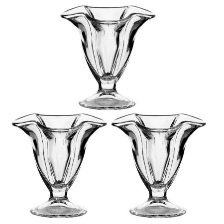 Креманки набор 3шт 13см стекло АЙСВИЛЬ (8)