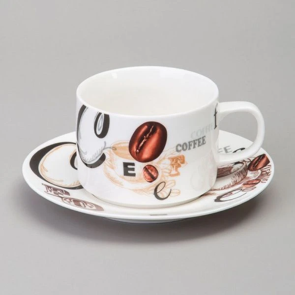 Кофейный набор 4пр фарфор Coffee Mania на 2 персоны 180мл (18)