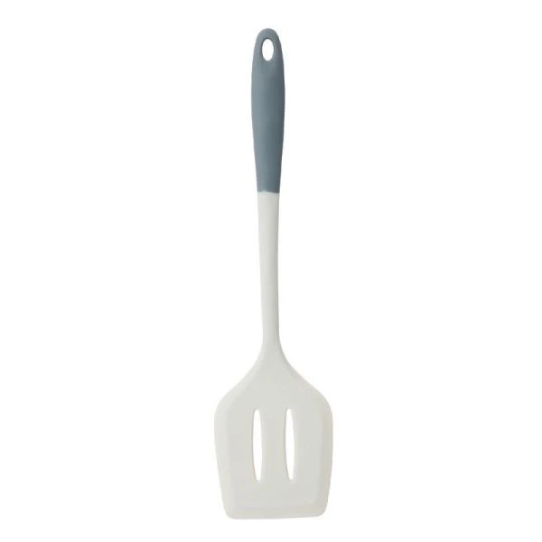 Лопатка кулинарная с прорезями 28,3*7см силикон Silicone 61-204 (144)
