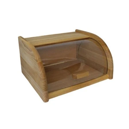 Хлебница бук 29*22,5*15см малая с прозрачной крышкой (8)