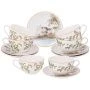 Чайный набор 12пр фарфор на 6 персон 300мл БЕРЁЗКИ (6)
