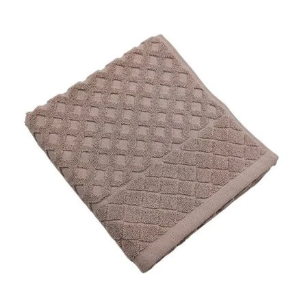 Полотенце махровое 50*80см Sea серо-коричневый ВЫВОД