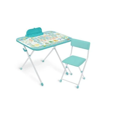 Комплект (стол-парта, пенал, стул мягкий) металл/пластик NIKA KIDS NK-75/3 Первоклашка (1)