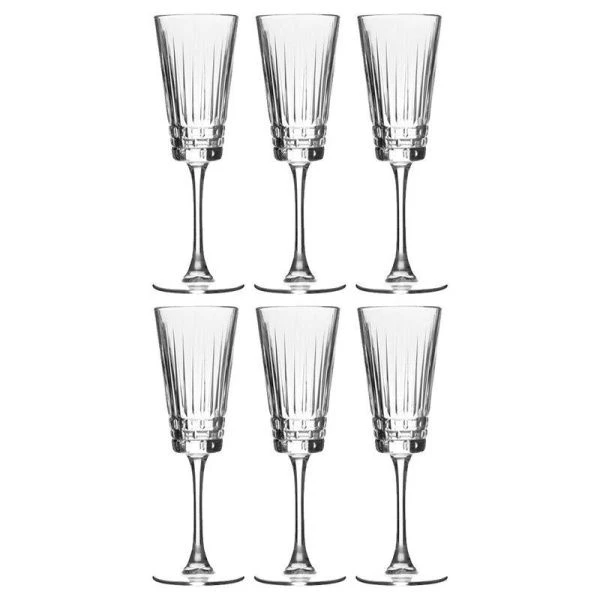 Бокалы для шампанского набор 6шт 140мл стекло ЧИКАГО (2) Бокалы для шампанского набор 6шт 140мл стекло ЧИКАГО (2)