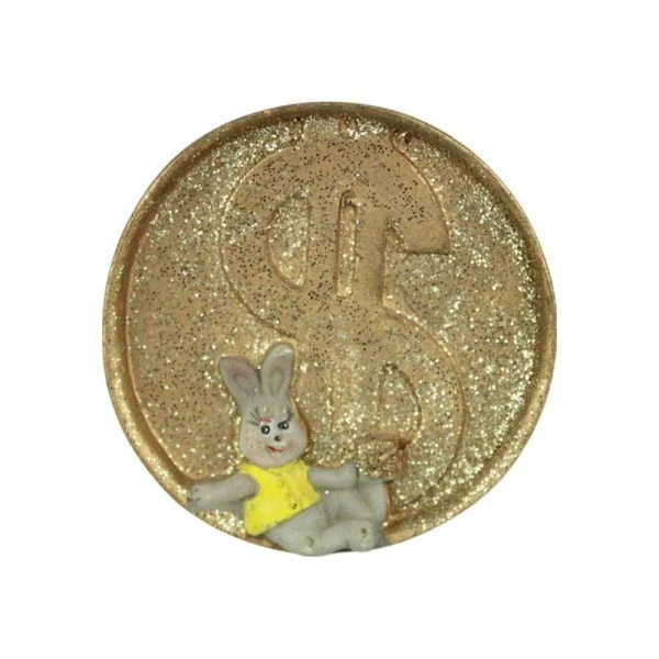 Магнит Кролик / Заяц на долларе 5см BH29117/432 29117/12 49