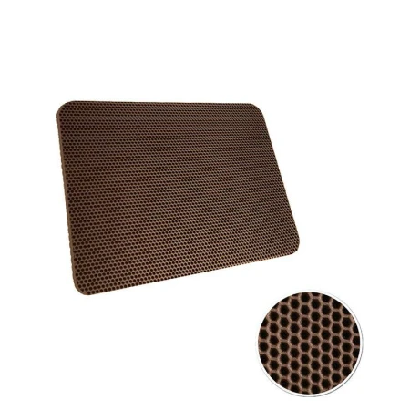 Коврик ячеистый 43*62(+/-2)см ЭВА СОТЫ коричневый (60)