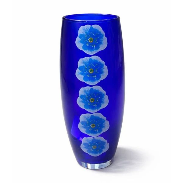 Ваза для цветов 26см стекло ФЛОРА (6)