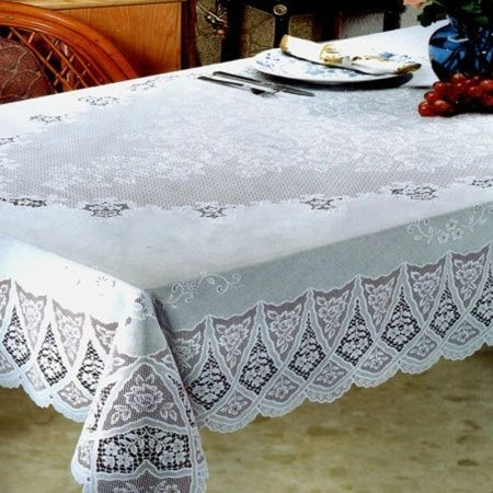 Скатерть 54*72 (135*180см) ПВХ CROCHET белая S-316 (36) Скатерть 54*72 (135*180см) ПВХ CROCHET белая S-316 (36)