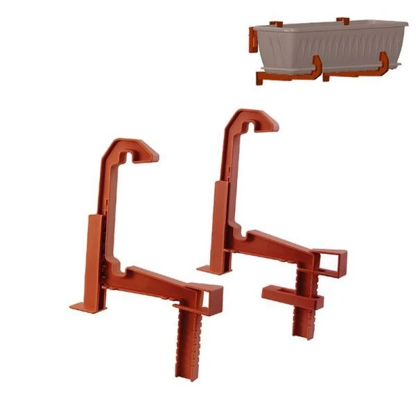 Кронштейн для балконных ящиков 2шт терракот (8)