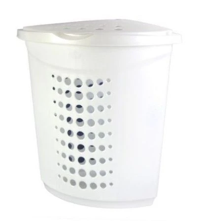 Корзина для белья угловая (жемчуг) (8)