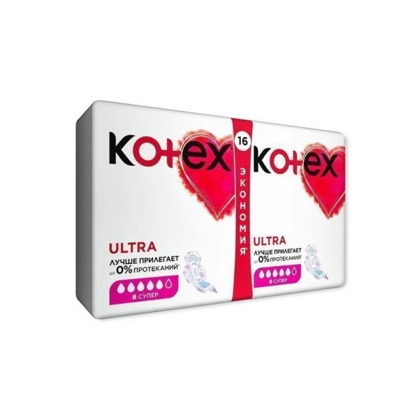 Прокладки 16шт Kotex Ultra Super сетч (16)